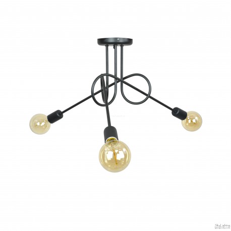 Lampa Nordic 3 Black